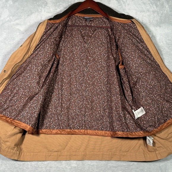 Patagonia Jacket Womens XL Brown Canvas Prairie Dawn 3-in-1 Barn Coat - Picture 5 of 16